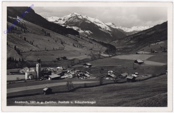 Saalbach-Hinterglemm, g. Zwölfer, Penhab u. Schusterkogel