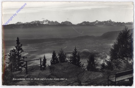 ak187689 Villach, Kanzelhöhe, Blick auf Julische Alpen