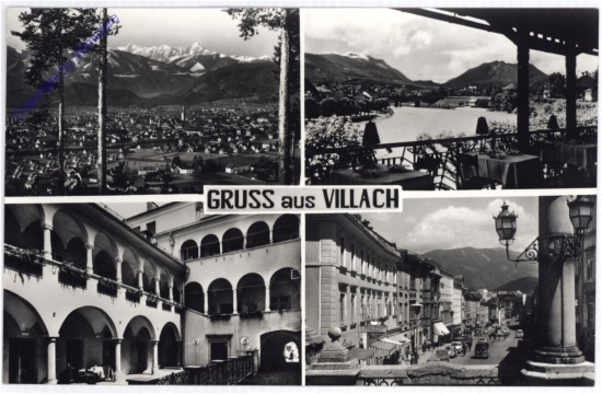 ak187692 Villach, Multiansicht