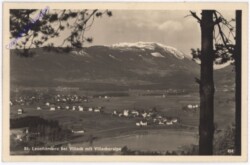 Villach, St. Leonhardsee mit Villacher Alpe