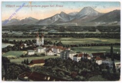 Villach, vom Stadtpfarrturm gegen heil. Kreuz