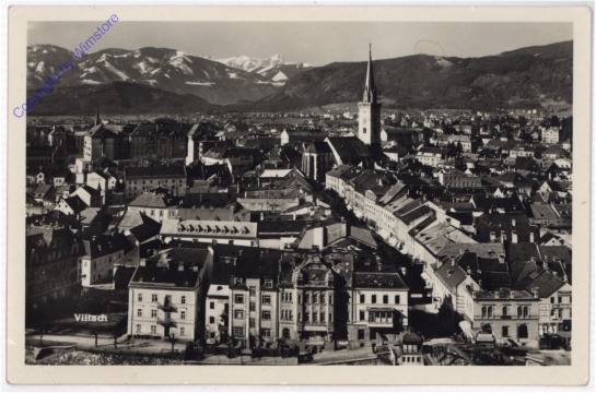 ak187709 Villach, Ortsansicht