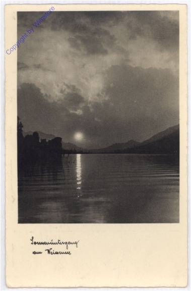 Weissensee, Sonnenuntergang