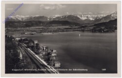 Wörthersee, Ausblick vom Aussichtsturm der Schrottenburg