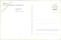 ak187748a Breda, Kon Mil Academie