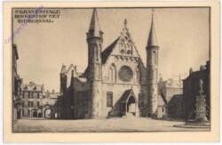 ak187777 Den Haag, Binnenhof met Riddepzaal