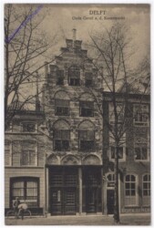 ak187856 Delft, Oude Gevel a.d. Koornmarkt