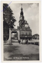 ak187871 Alkmaar, de Waag met Bathbrug