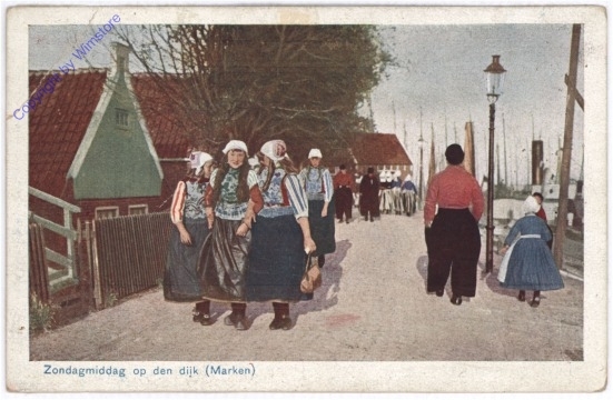 Zondagmiddag op den dijk (Marken)