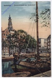 Amsterdam, Zwanenburgwal met Ziderkerk