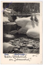 Winterliche Flusslandschaft