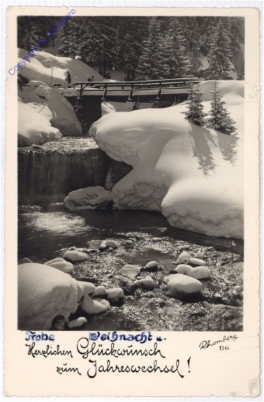 Winterliche Flusslandschaft