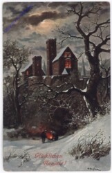 Winterliche Burg