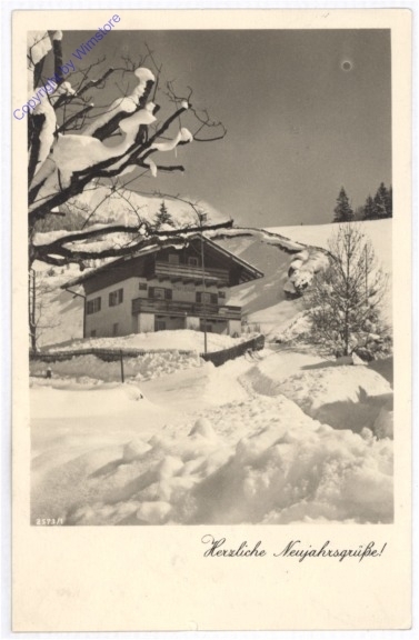 ak187970 Haus im Schnee