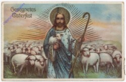 Jesus mit Schafherde