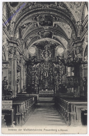 Admont, Inneres der Wallfahrtskirche Frauenberg