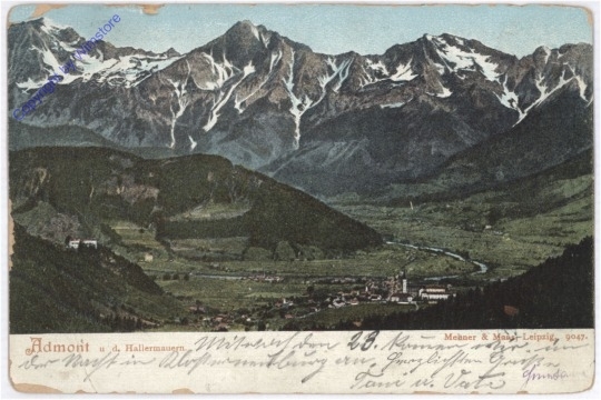 Admont, mit den Hallermauern