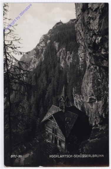 Breitenau am Hochlantsch, Kapelle in Schüsserlbrunn