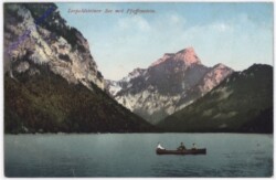 Eisenerz, Leopoldsteinersee mit Pfaffenstein