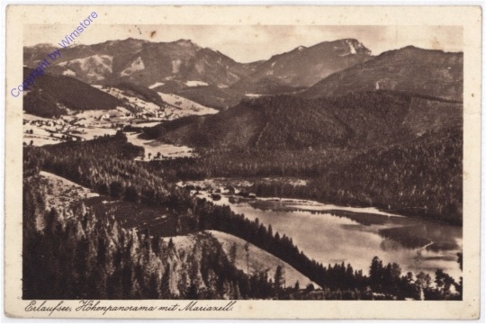 ak188324 Mariazell, Erlaufsee, Höhenpanorama