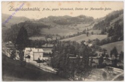 Frankenfels, Laubenbachmühle gegen Winterbach