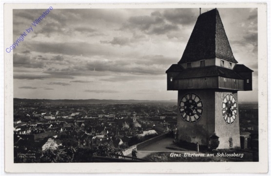 Graz, Uhrturm am Schloßberg