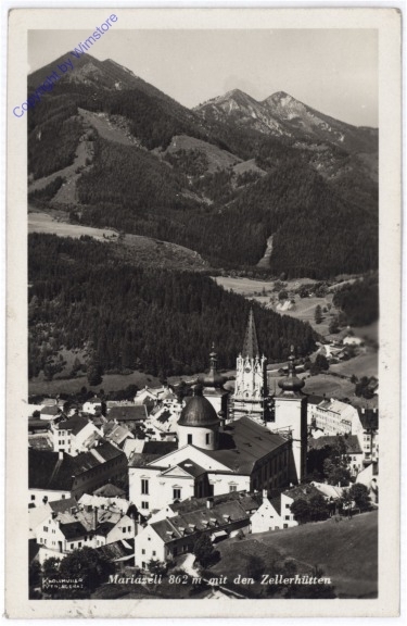 ak188424 Mariazell, mit den Zellerhütten