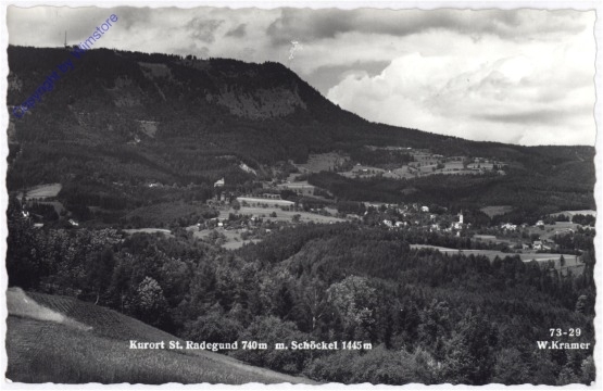 Graz, St. Radegund mit Schöckel