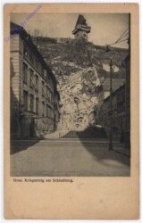 Graz, Kriegssteig am Schlossberg