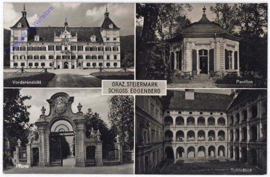 Graz, Multiansicht Schloss Eggenberg