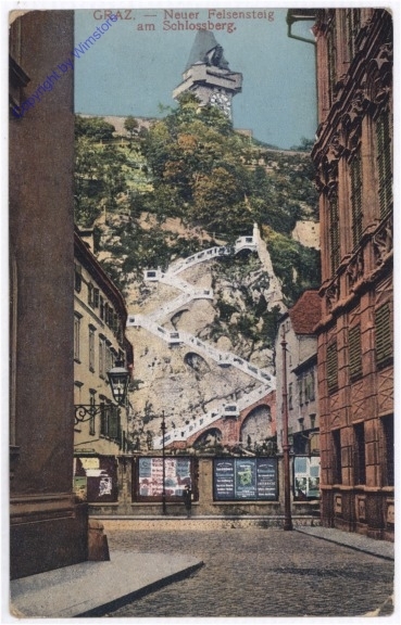 Graz, Neuer Felsensteig am Schlossberg