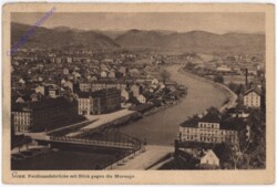 Graz, Ferdinandsbrücke mit Blick gegen Murenge