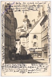 Graz, Hofgasse mit Stiegenkirche