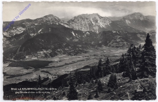 Haus im Ennstal, Blick von der Krummholzhütte