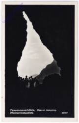 Hochschwab, Frauenmauerhöhle, oberer Ausgang