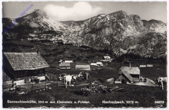 Hochschwab, Sonnschienhütte