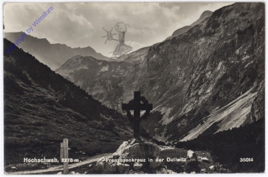 Hochschwab, Franzosenkreuz in der Dullwitz
