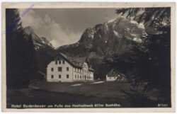 Hochschwab, Hotel Bodenbauer