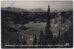 Hochschwab, Sackwiesenalm gegen Trenchtling