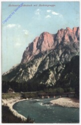 Johnsbach, Haltestelle mit Hochtorgruppe