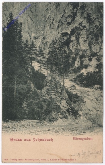 Johnsbach, Gruss aus, Bärengraben