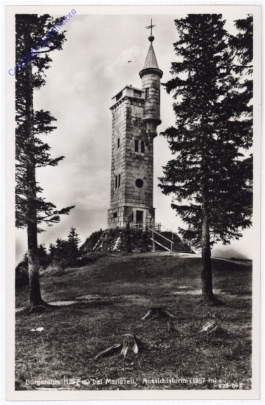 ak188746 Mariazell, Bürgeralpe, Aussichtsturm