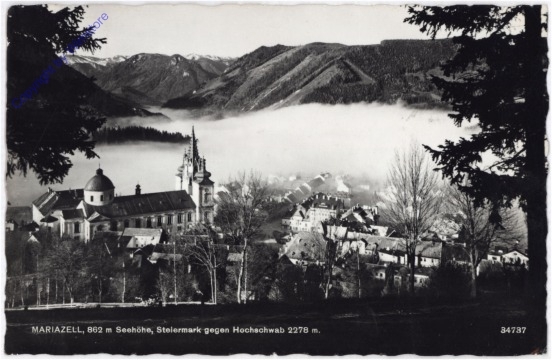 ak188774 Mariazell, gegen Hochschwab