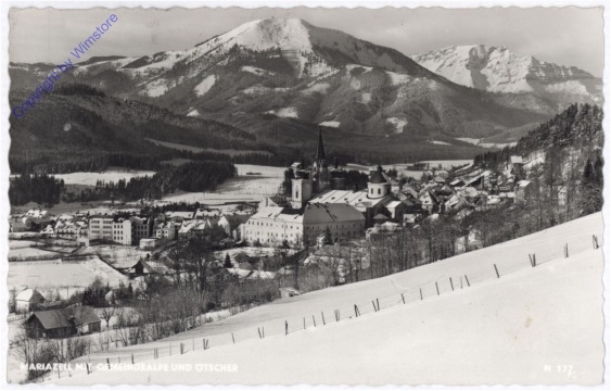 ak188778 Mariazell, mit Gemeindealpe und Oetscher