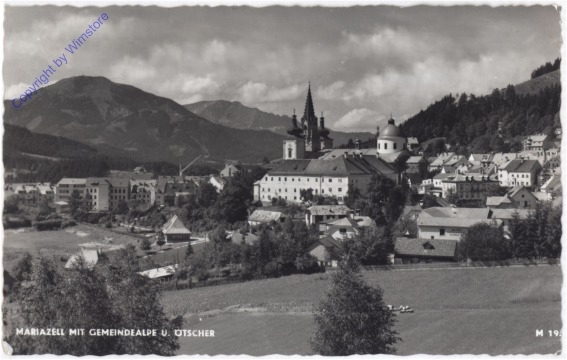 ak188791 Mariazell, mit Gemeindealpe und Oetscher