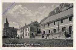 Mariazell, Wegscheid mit Hotel und Pension Puhm