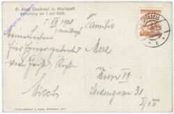 Mariazell, Pater Abel Denkmal