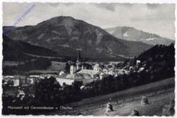 Mariazell, mit Gemeindealpe und Oetscher