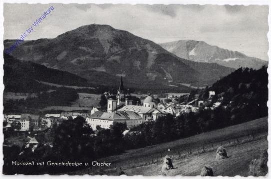 ak188816 Mariazell, mit Gemeindealpe und Oetscher