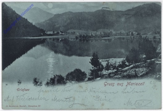 ak188877 Mariazell, Gruss aus, Erlafsee